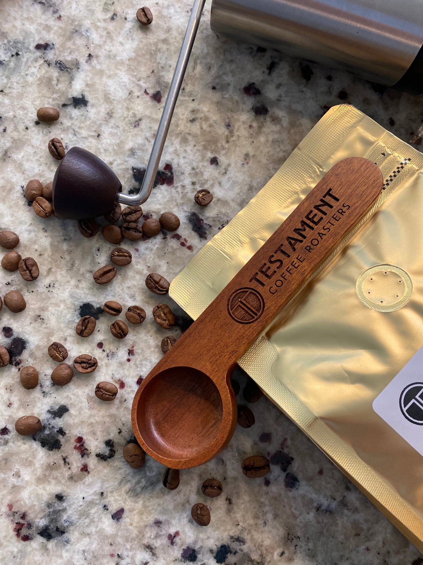 Hardwood Coffee Scoop / Bag Clip